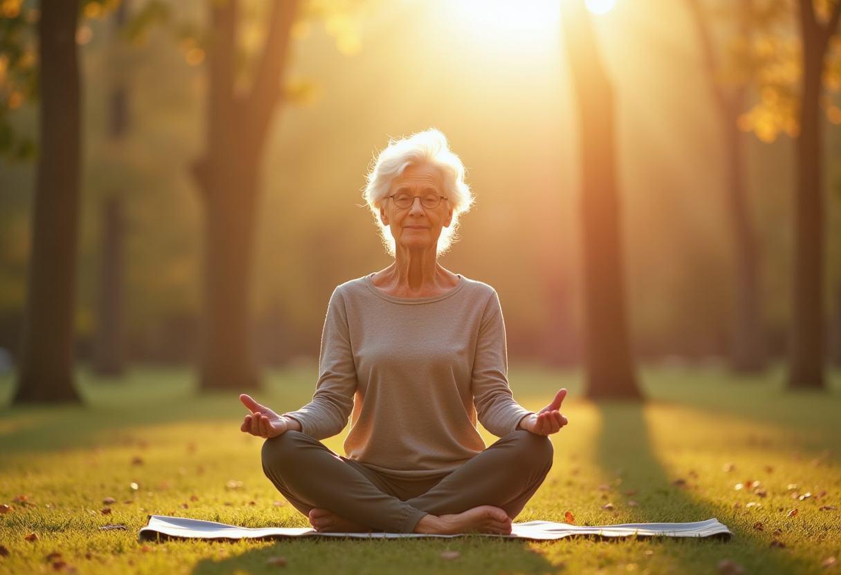 Йога для старших людей - гармонійні рухи